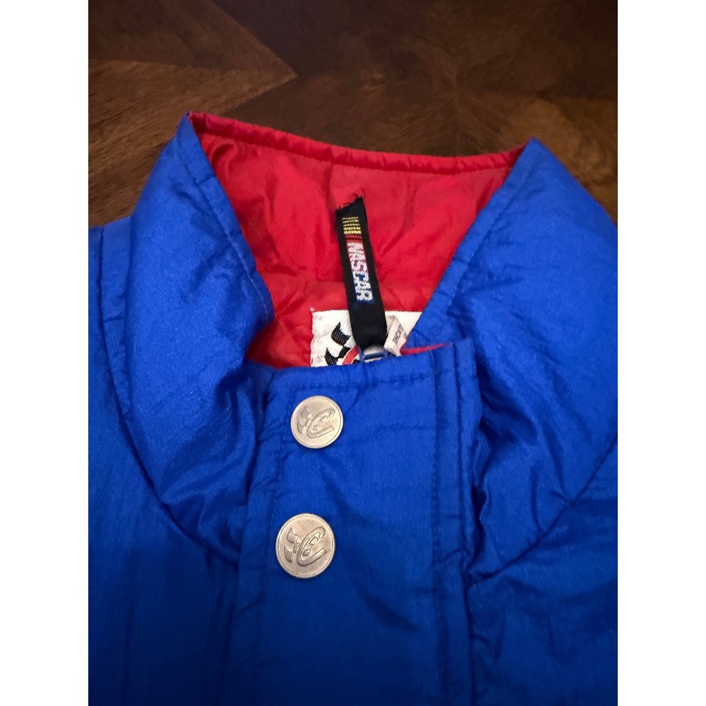 Chase Authentics Jeff Gordon NASCAR Jacket 24 Dupont Vintage Blue Red Yellow M - Picture 5 of 6
